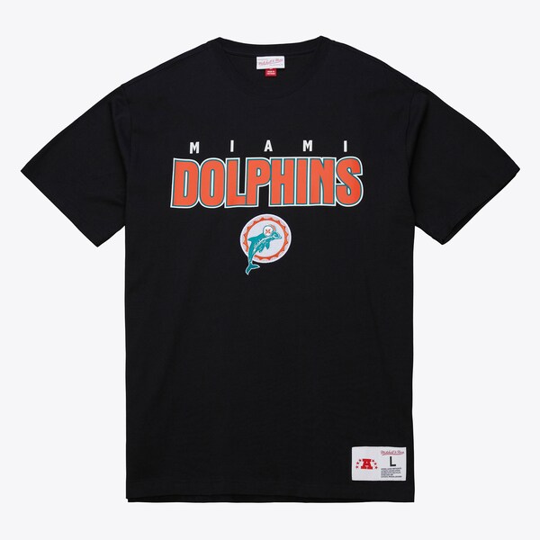 Miami Dolphins Black Throwback Premium T-Shirt