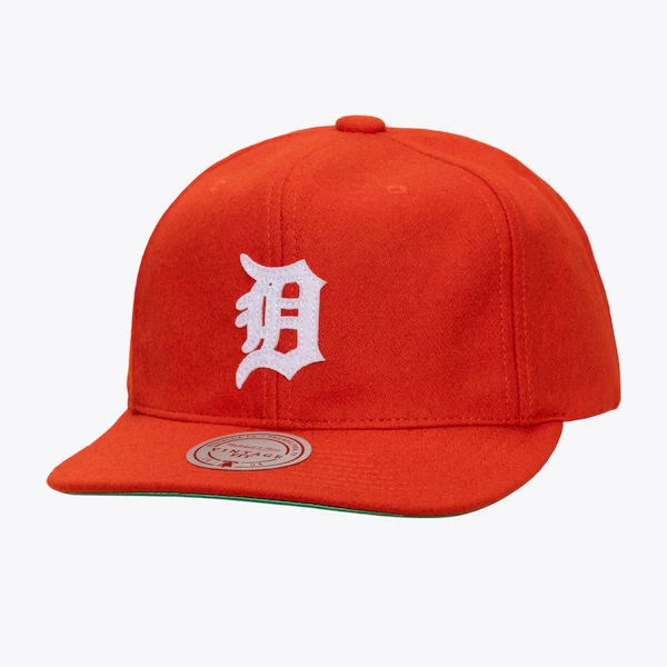 Detroit Tigers Orange Vintage Ground Strapback Hat