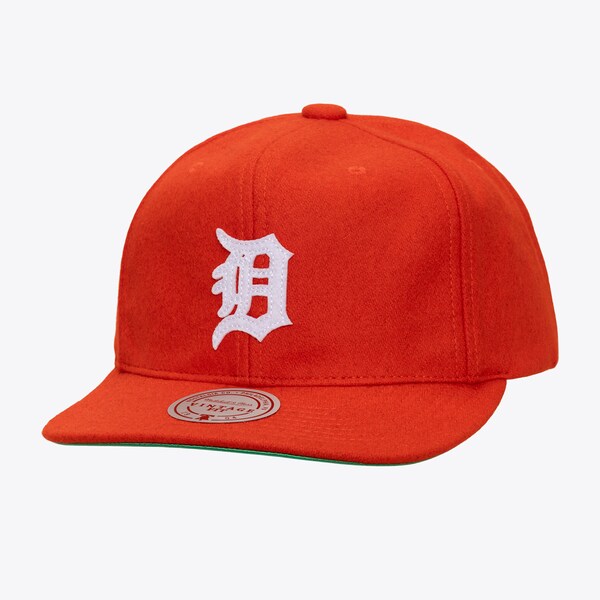Detroit Tigers Orange Vintage Ground Strapback Hat