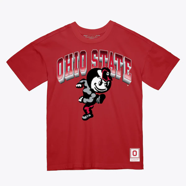 Ohio State Buckeyes Scarlet Vintage Brutus T-Shirt