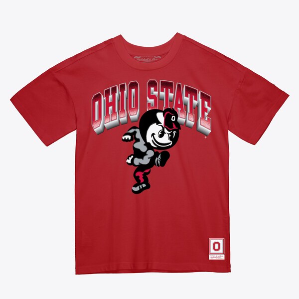 Ohio State Buckeyes Scarlet Vintage Brutus T-Shirt