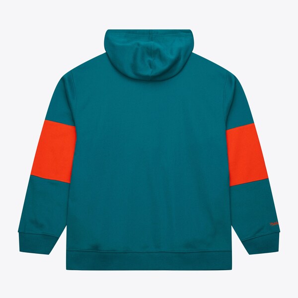Miami Dolphins Aqua Retro Fleece Pullover Hoodie 3 Miami Dolphins Aqua Retro Fleece Pullover Hoodie