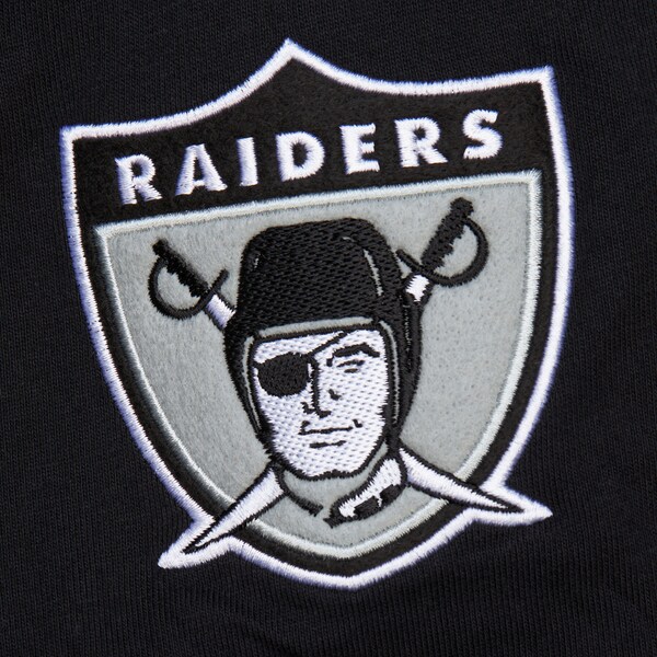 Oakland Raiders Black Out Vintage Logo Premium T-Shirt