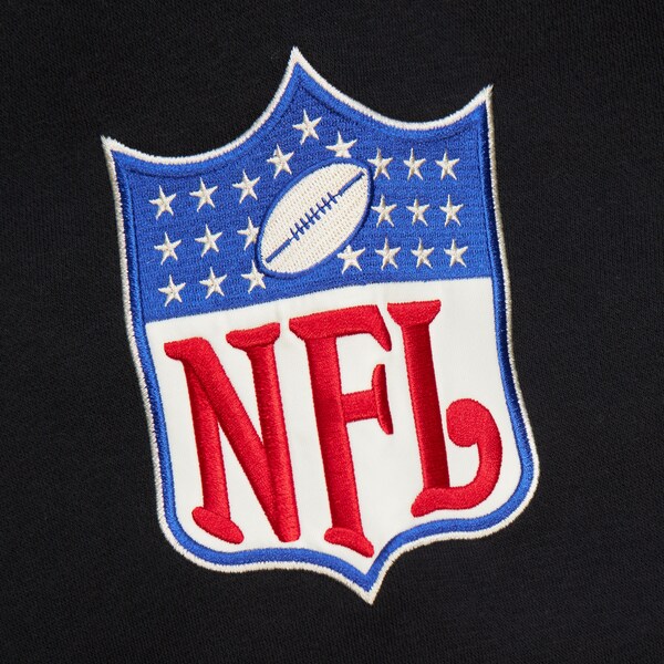 Oakland Raiders Black Lace-Up Pullover Sweatshirt