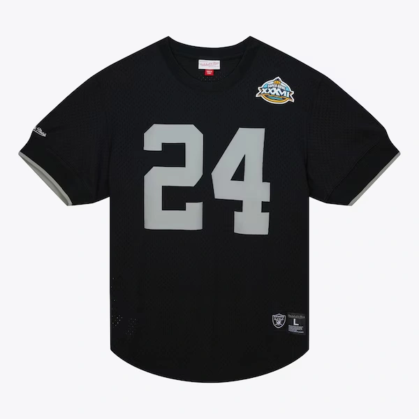 Charles Woodson Oakland Raiders Black Mesh T-Shirt