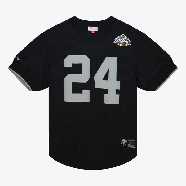 Charles Woodson Oakland Raiders Black Mesh T-Shirt