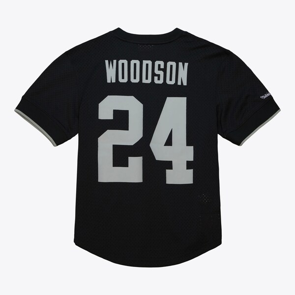 Charles Woodson Oakland Raiders Black Mesh T-Shirt