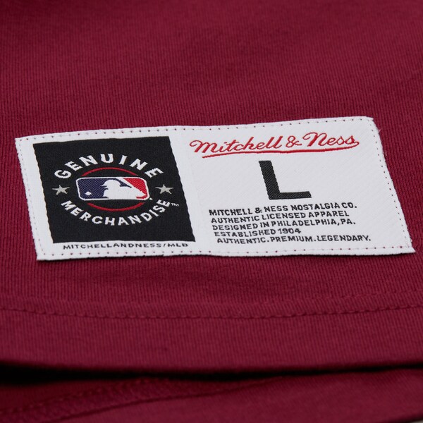 Philadelphia Phillies Burgundy Double Hit Mascot Pocket T-Shirt