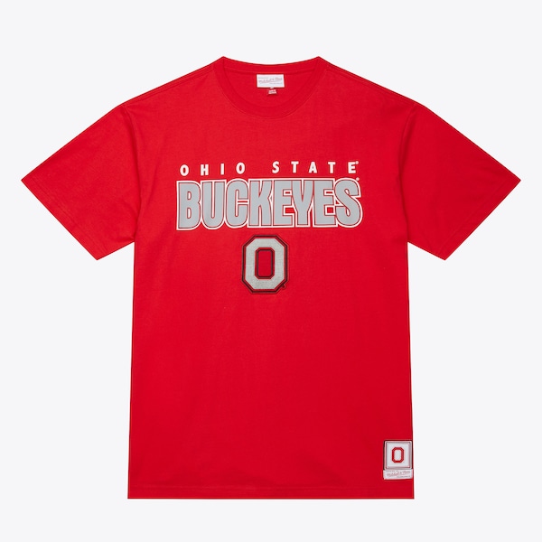 Ohio State Buckeyes Scarlet Throwback Premium T-Shirt