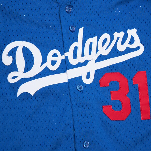 Youth Mike Piazza Los Angeles Dodgers 1997 Royal Batting Practice Authentic Player Jersey 4 Youth Mike Piazza Los Angeles Dodgers 1997 Royal Batting Practice Authentic Player Jersey