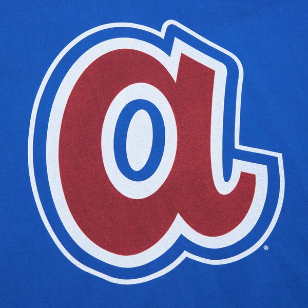 Atlanta Braves Royal Oversized Vintage T-Shirt