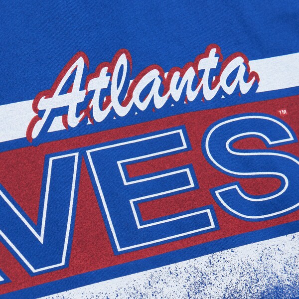 Atlanta Braves Royal Oversized Vintage T-Shirt