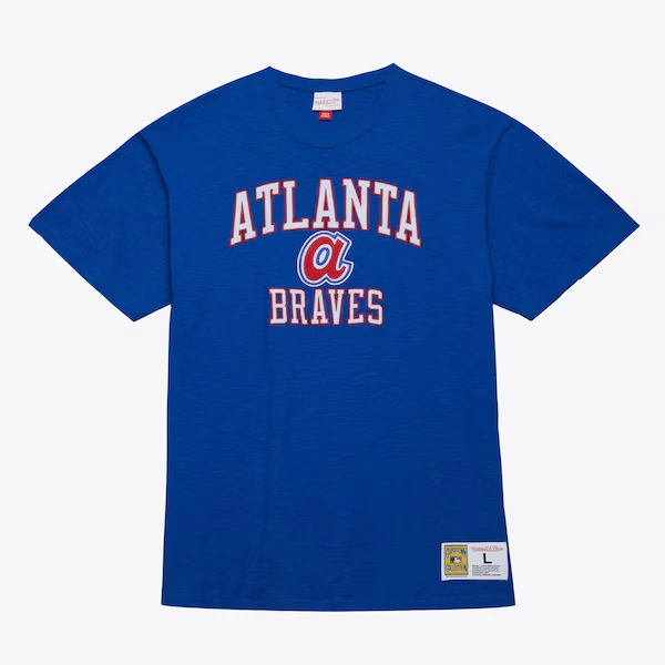 Atlanta Braves Royal Cooperstown Legendary Slub T-Shirt