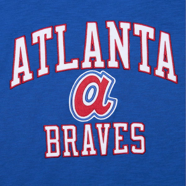 Atlanta Braves Royal Cooperstown Legendary Slub T-Shirt 6 Atlanta Braves Royal Cooperstown Legendary Slub T-Shirt