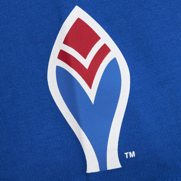 Atlanta Braves Royal Jacquard Ringer Vintage Logo T-Shirt