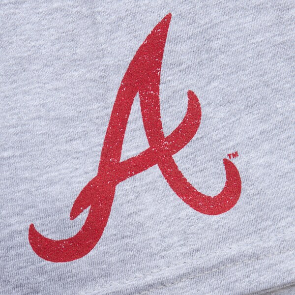 Chipper Jones Atlanta Braves Gray Name & Number T-Shirt