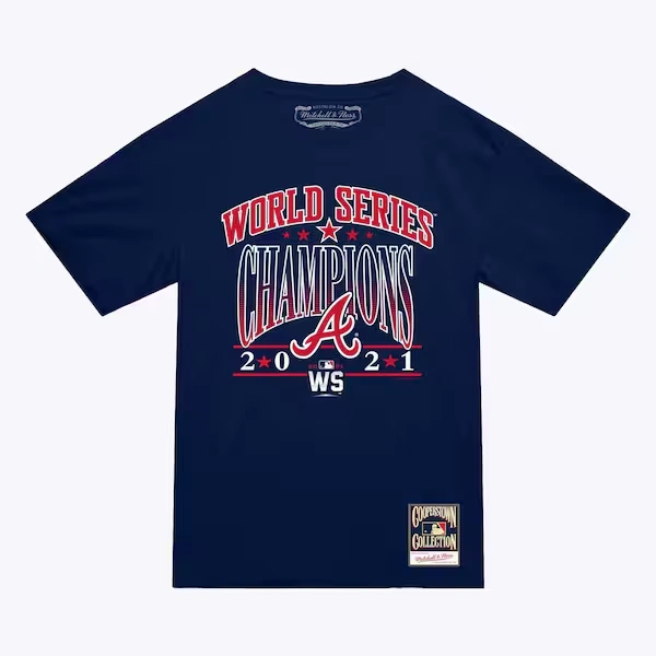 Atlanta Braves Navy Titletown T-Shirt