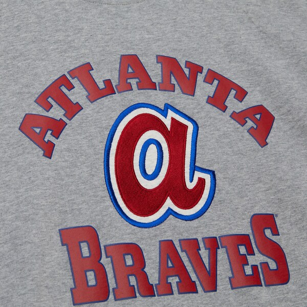 Atlanta Braves Heather Gray Heritage Premium T-Shirt 4 Atlanta Braves Heather Gray Heritage Premium T-Shirt
