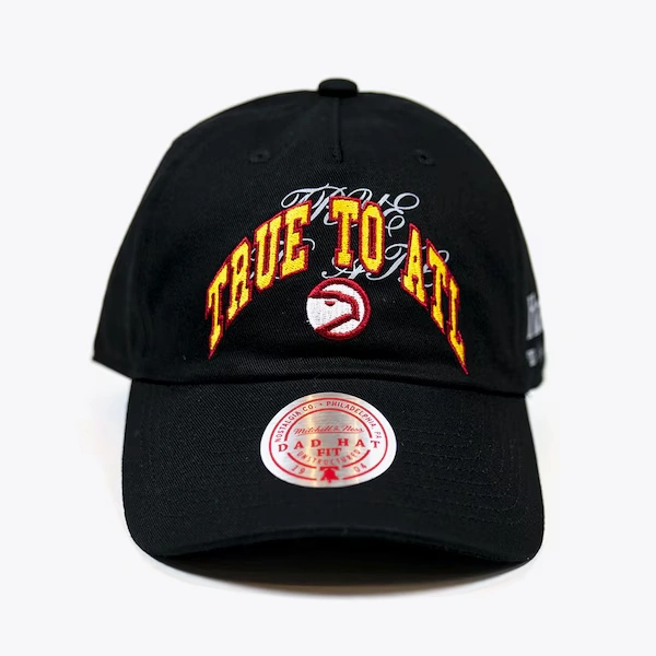 Atlanta Hawks Black M&N x Lil Baby x B-R Remix Snapback Hat