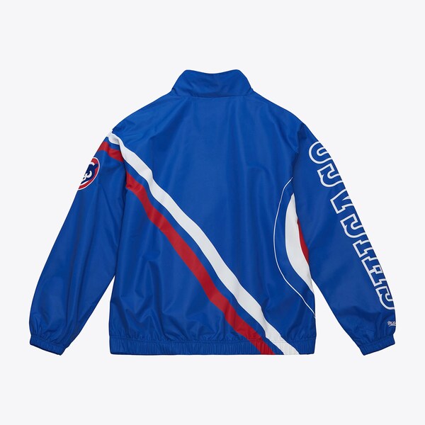 Chicago Cubs Royal Exploded Logo Warm-Up Full-Zip Jacket