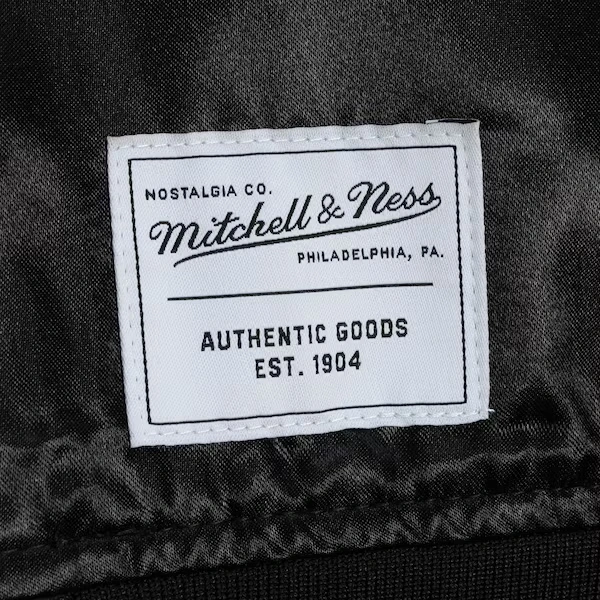 M&N Black M&N Satin Full-Snap Jacket