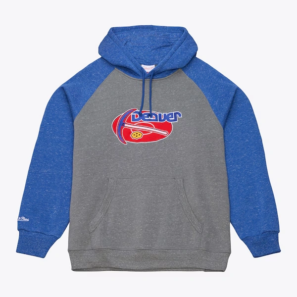 Denver Nuggets Gray/Royal Winning Streak Fleece Hoodie