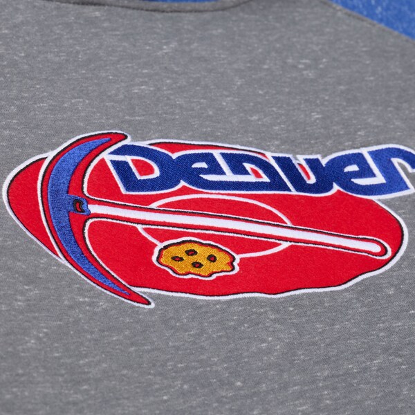 Denver Nuggets Gray/Royal Winning Streak Fleece Hoodie 4 Denver Nuggets Gray/Royal Winning Streak Fleece Hoodie