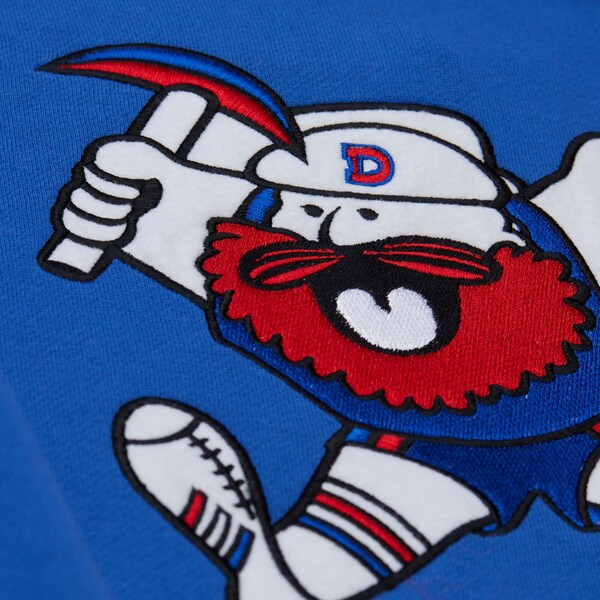 Denver Nuggets Royal Hardwood Classics Team Origins Fleece Pullover Hoodie