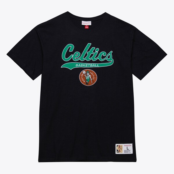 Boston Celtics Black Vintage Logo Legendary Slub T-Shirt