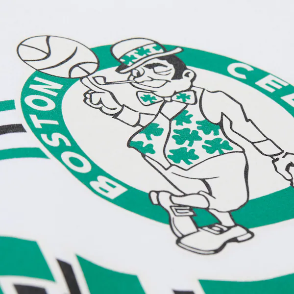 Boston Celtics White Hardwood Classics Team Origins Premium T-Shirt 4 Boston Celtics White Hardwood Classics Team Origins Premium T-Shirt