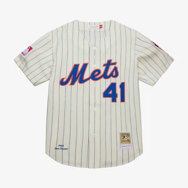Tom Seaver New York Mets 1969 Cream Authentic Jersey