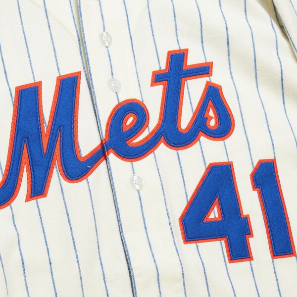 Tom Seaver New York Mets 1969 Cream Authentic Jersey 7 Tom Seaver New York Mets 1969 Cream Authentic Jersey