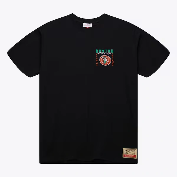 Boston Celtics Black Asian Heritage Short Sleeve T-Shirt