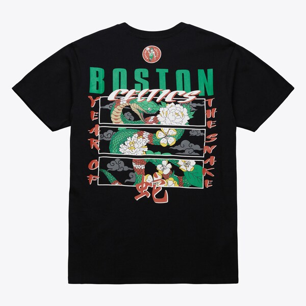 Boston Celtics Black Asian Heritage Short Sleeve T-Shirt