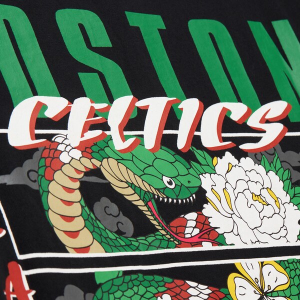 Boston Celtics Black Asian Heritage Short Sleeve T-Shirt