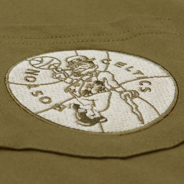 Boston Celtics Olive Vintage Premium Pocket T-Shirt