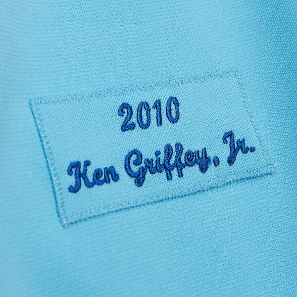 Ken Griffey Jr. Seattle Mariners Light Blue 2010 Authentic Jersey 4 Ken Griffey Jr. Seattle Mariners Light Blue 2010 Authentic Jersey