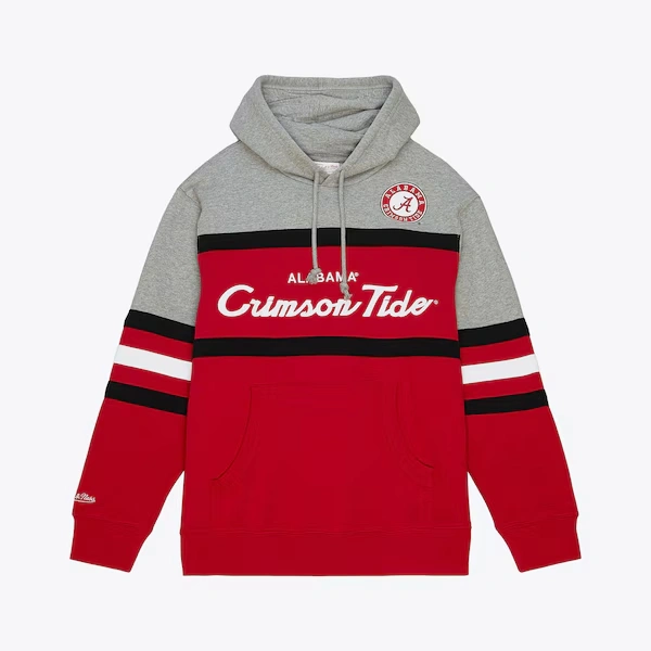 Alabama Crimson Tide Crimson Head Coach Pullover Hoodie