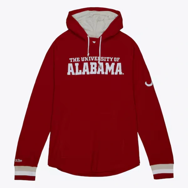 Alabama Crimson Tide Crimson Legendary Slub Long Sleeve Hoodie T-Shirt