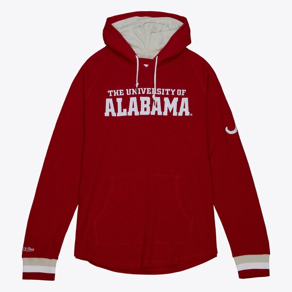 Alabama Crimson Tide Crimson Legendary Slub Long Sleeve Hoodie T-Shirt
