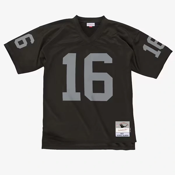 George Blanda Oakland Raiders 1967 Black Legacy Player Jersey