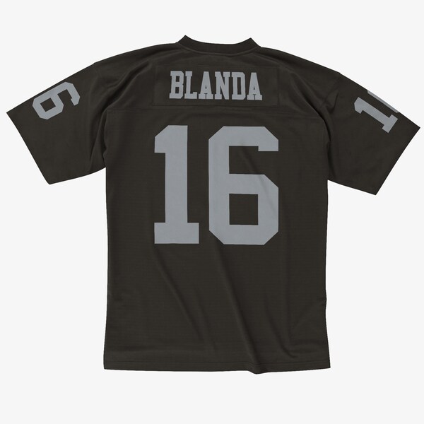 George Blanda Oakland Raiders 1967 Black Legacy Player Jersey