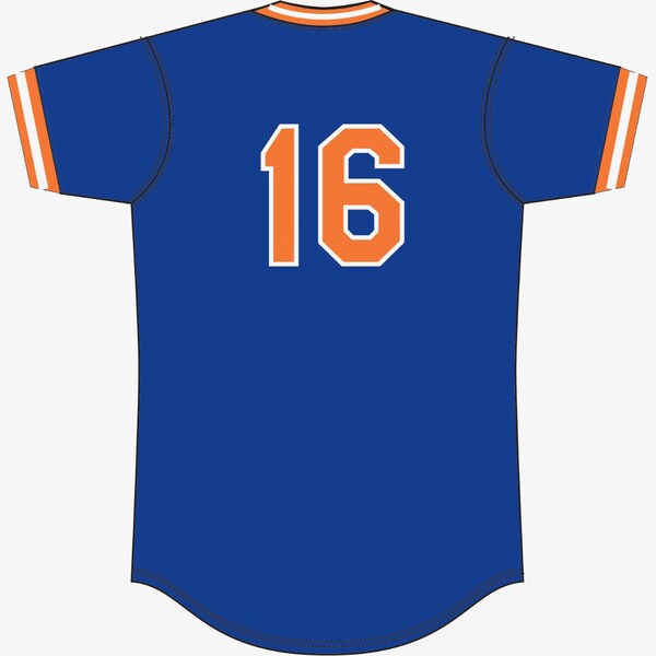 Men's Dwight Gooden Royal New York Mets 1986 Authentic Batting Practice Jersey