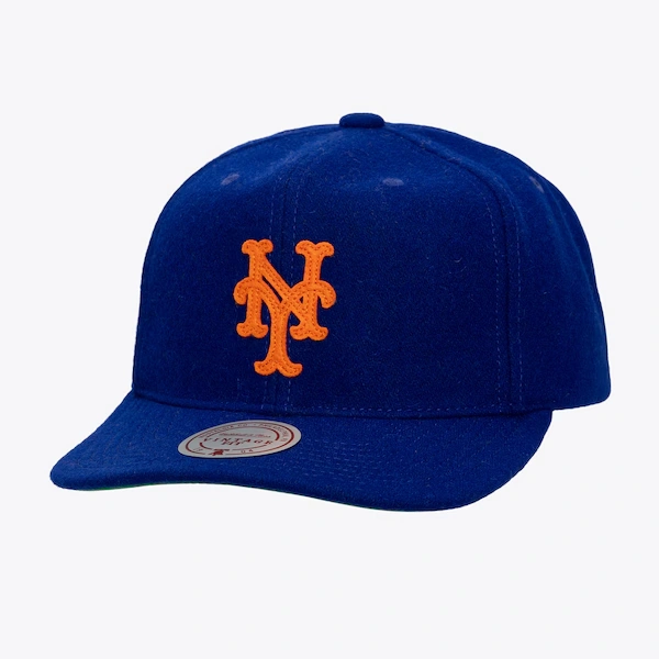 New York Mets Royal Vintage Ground Strapback Hat