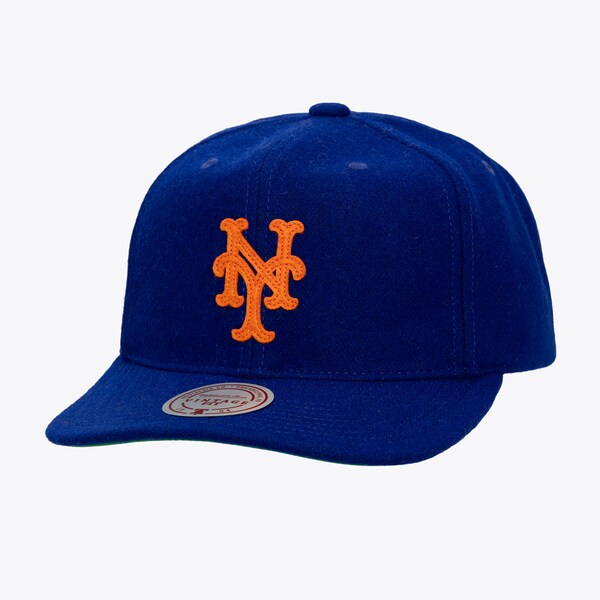 New York Mets Royal Vintage Ground Strapback Hat