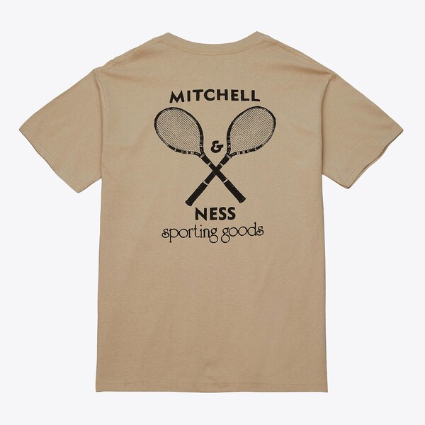 Mitchell & Ness Cream Racquets T-Shirt