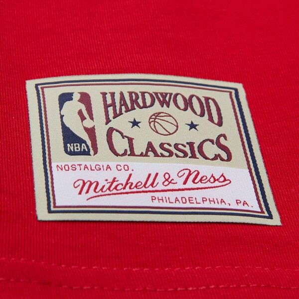 Atlanta Hawks Red Hardwood Classics Retro City T-Shirt