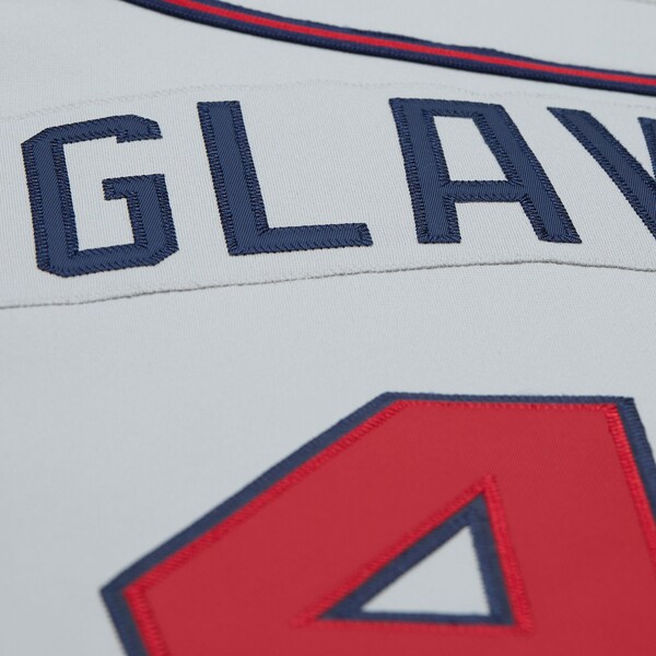 Tom Glavine Atlanta Braves 1995 Gray Authentic Throwback Jersey 10 Tom Glavine Atlanta Braves 1995 Gray Authentic Throwback Jersey