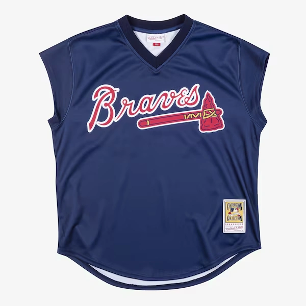 Chipper Jones Atlanta Braves Navy 1999 Turn Ahead the Clock Authentic Player Jersey