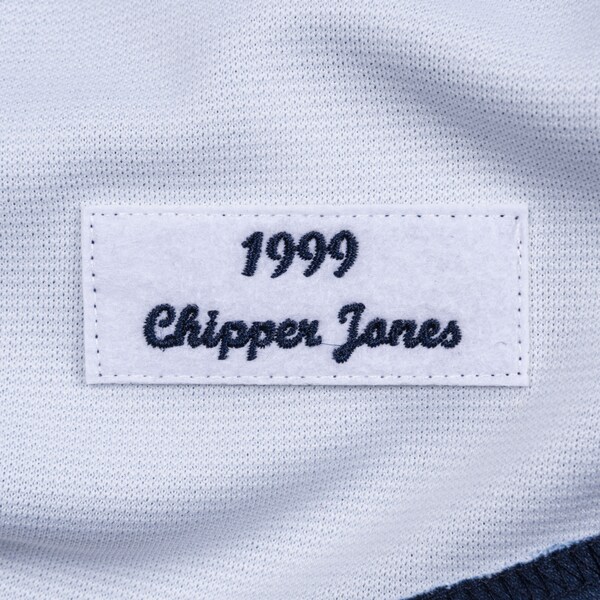 Chipper Jones Atlanta Braves Navy 1999 Turn Ahead the Clock Authentic Player Jersey 4 Chipper Jones Atlanta Braves Navy 1999 Turn Ahead the Clock Authentic Player Jersey